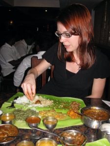 Eating from a Banana Leaf